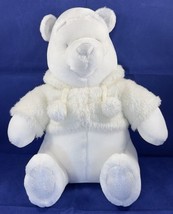 Snowflake Winnie The Pooh Plush 12” Disney Store Winter Silver. *Pre-Owned* - $14.85