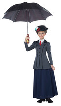 California Costumes English Nanny Child Costume Gray Navy X Large - $113.94 CAD
