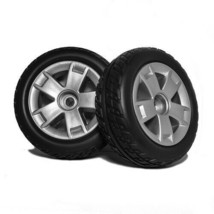 Pride Victory 9 Scooter Rear Wheels, 2 Black Tires/Silver Mag Rims, 9&quot; X 3&quot; - $247.45