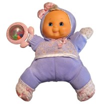 Fisher Price Baby&#39;s 1st First Doll Rattle Toy Blue Lovey 2002 Baby Soft ... - £9.71 GBP