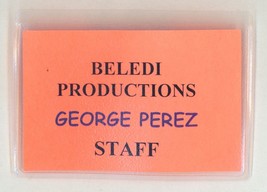 George Perez Collection ~ Beledi Productions / Staff Badge Festival on t... - $29.69