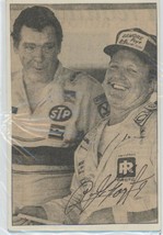 AJ Foyt Autograph on cut out news photo Indy Racing   inv 54 - £11.70 GBP