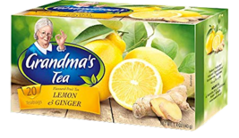 Grandma's Tea *Ceaiul Bunicii* LEMON & GINGER 20 Tea Bags Made in Poland - $5.99
