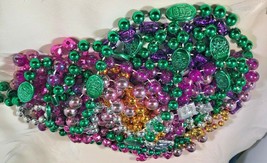 MARDI GRAS Beads Necklaces Assorted Authentic New Orleans Souvenir Lot o... - £11.07 GBP