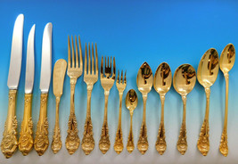 Sir Christopher Gold by Wallace Sterling Silver Flatware Set Vermeil 188 pcs Din - £15,920.69 GBP