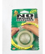 New Duck Tape No More Scissors Serrated transparent easy to tear by hand... - $323.11 MXN