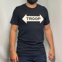 Men&#39;s Troop Black Short Sleeve T-Shirt NWT - £37.75 GBP