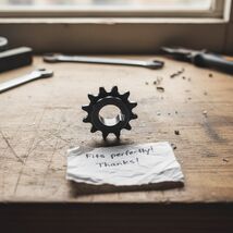 Upgrade #35 Chain 12 Tooth Jackshaft Sprocket, 5/8&quot; Bore C-Type with 3/1... - $18.80