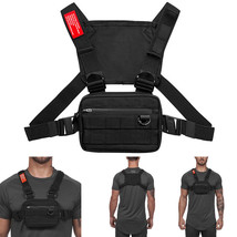 Tactical Combat Chest Rig Concealed Front Pouch Recon Kit Pack Edc Carry Pouch - £23.62 GBP