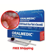 (Pack of 3) Oralmedic Mouth Ulcer Gel 1 Treatment Fast Pain Relief Made ... - $620.69 MXN