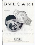 1998 Bvlgari Watch Print Ad Vintage 8.5&quot; x 11&quot; - €16,26 EUR