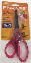 Fiskars Pink Glitter Scissors Comfort Grip Non Stick 7&quot; Student Scissors Age 12+ - £9.75 GBP