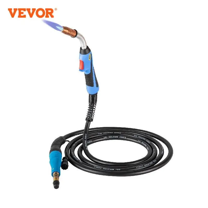 VEVOR 24KD Miller 250A MIG Torch MAG Welding  Professional 4.6M Cable Air-Cooled - £138.69 GBP