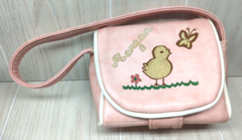 Toddler Girl&#39;s vintage pink spring purse handbag Morgan personalized chick - £15.78 GBP