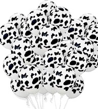 25 PCS Cow Balloons Funny Cow Print Balloons For Children&#39;s Party Western Cowboy - £16.75 GBP