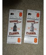Lot of 2 Vintage 1984 Philadelphia Flyers Playoffs Game 8 Ticket Stubs - $30.50 CAD
