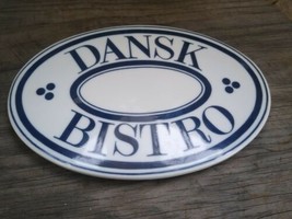 Dansk Bistro  Trivet  Hot Plate  dish sign advertising 8 inch long - £10.29 GBP