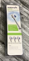 Waterpik STRB-3WW Triple Toothbrush Replacement Heads Pack Of 3 Gray - £19.11 GBP