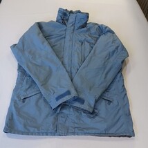 Vintage Columbia Blue Gore-Tex Parka Hidden Hood Full Zip Jacket Men's Sz Medium image 12