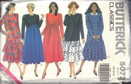 Butterick Pattern 5072 Szs 6-8-10-12 Misses&#39; Maternity Dress In 5 Variations - £2.37 GBP