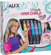 Alex Spa Metallic Hair Chalk Salon Girls Fashion Activity - £12.88 GBP