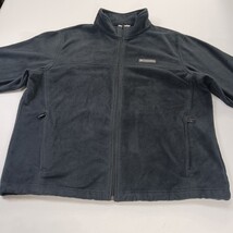 Columbia XM6354 Men's Black Granite Mountain Fleece Jacket Full Zip Size XL image 11