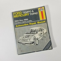 1984 - 1994 Ford Tempo Mercury Topaz Haynes Repair Manual Gasoline Engin... - £2.97 GBP