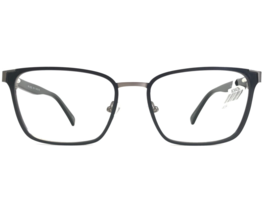 Alberto Romani Eyeglasses Frames AR 20202 BK Black Silver Square 54-18-140 - £44.05 GBP