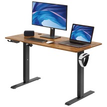 VEVOR Height Adjustable Desk, 47.2 x 23.6 in(1.2m*0.6m), 3-Key Modes Electric St - $3,691.91 MXN