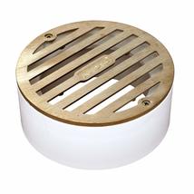 NDS 910B, 4 In. Round Grate Drain Cover, with PVC Collar, Connects to 3 Inch Dra - £22.91 GBP