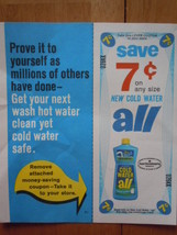 Vintage Cold Water All Laundry Detergent Coupon 1985 - $5.99