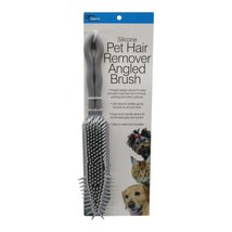 Silicone Pet Hair Remover Angled Brush - £6.28 GBP