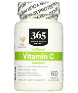 (3) 365 by Whole Foods Market, Buffered Vitamin C Complex, Vegan, 60 Cap... - $346.45 MXN