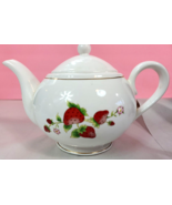 Teliflora VTG Pot Strawberry Hand painted  APPROX. 6X9IN - £13.50 GBP