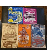 Vintage Disney Campaign Books Lot (5) Fantasia Cinderella Great Locomoti... - $7,219.51 MXN