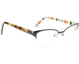 Kate Spade Eyeglasses Shayla 0W34 Dark Brown/Tortoise Half Rim Frame 49[... - $89.99