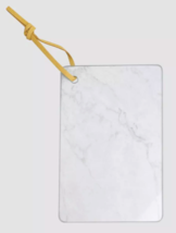 Ankyo 9x6 Inch Glass Marble Looking Cheese Board w Wall Hanging Strap NEW - £3.92 GBP