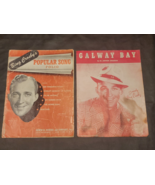 2 LOT-BING CROSBY - POPULAR SONG FOLIO - 1943-GALWAY BAY 1947 - SONGBKS-... - $19.93