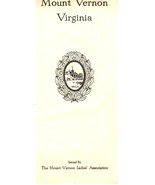 Mount Vernon Virginia - Vintage 1950&#39;s - $6.71 CAD