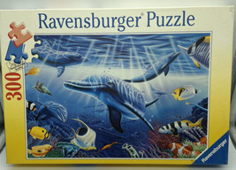 New RAVENSBURGER 300 Puzzle Pcs Ocean Marine Dolphin Fish 130948 19.5&quot; x14&quot; - £11.10 GBP