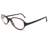 Vintage la Eyeworks Eyeglasses Frames WOOLWORTH 247 Blue Brown Round 45-... - $55.97