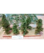 Lot of 5 Cedar Trees for Wargames, Model Train Layouts, Dioramas - Read Ad - £14.96 GBP