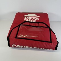 Pizza Hut Hot From The Hut Insulated Red Delivery Carry Bag Holds 6 Larg... - $49.99