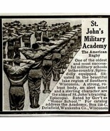 1916 St John&#39;s Military Academy Advertisement School American Rugby DWMYC2 - $28.92 CAD