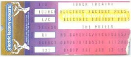 The Motels Ticket Stub Janvier 13 1984 Philadelphia Pennsylvania - £57.36 GBP