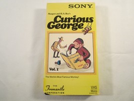 VHS Tape 1983 Sony CURIOUS GEORGE Vol 1 [10B5] - £4.59 GBP