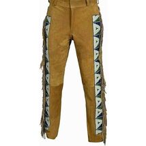 Fringes And Beads Suede pants - $127.00
