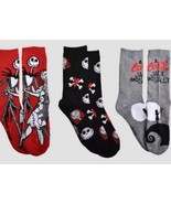 DISNEY ~ Women&#39;s Crew Socks ~ Tim Burtons-Nightmare Before Christmas ~ S... - $28.06 CAD