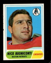 1968 Topps #124 Nick Buoniconti Good+ Patriots Hof *X83765 - $10.78