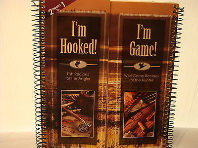I&#39;M HOOKED I&#39;M GAME COOKBOOK - UNUSUAL FISH RECIPES/ WILD GAME RECIPES - $9.53